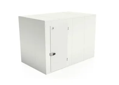 Modular refrigerating chambers with eccentric locks